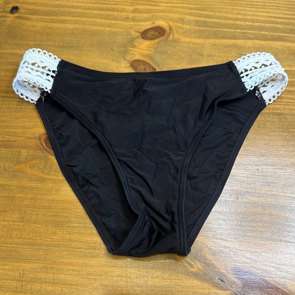 Other - Chic Black Women's Bikini Bottom with Lace Detail